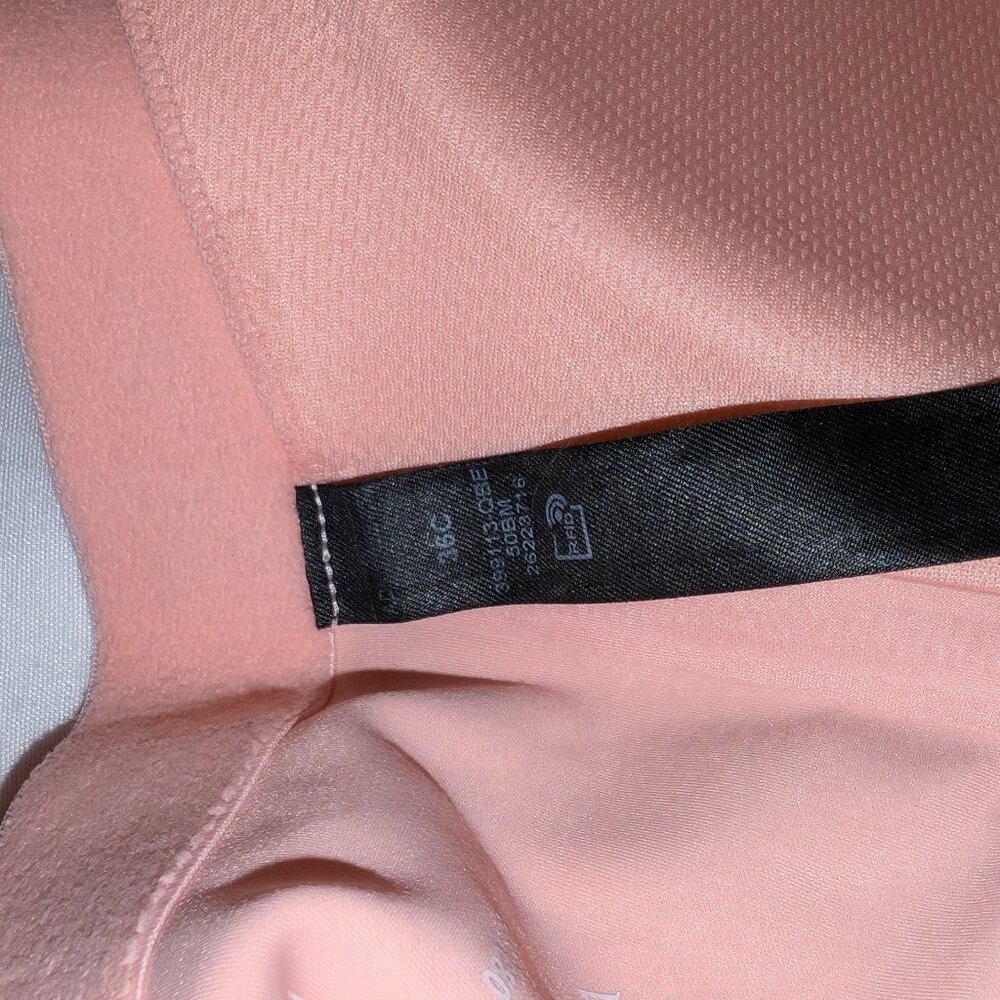 Victoria's Secret Zip up Sports Bra 36C Pink - Picture 5 of 5